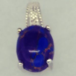 1111 Sterling Lapris Pendant